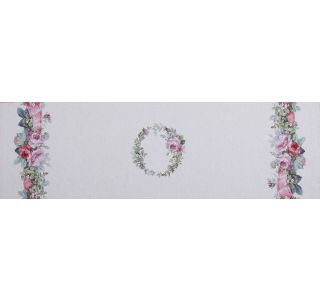 NAMIZNI TEKAČ URH MIRO 40X140CM, VEZEN VRTNICA NAMIZNI TEKAČ URH MIRO 40X140CM, VEZEN VRTNICA