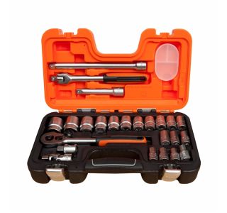 NASADNI KLJUČI 12,7MM 1/2 BAHCO 10-32 MM 24 DELNA S240 NASADNI KLJUČI 12,7MM 1/2 BAHCO 10-32 MM 24 DELNA S240