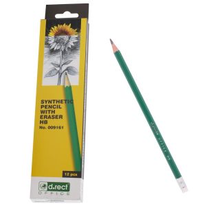 NAVADNI SVINČNIK LEVIA HB GRAFITNI Z RADIRKO 009161