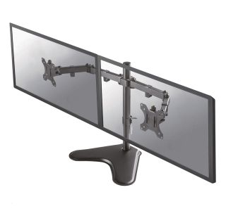 NAMIZ. STOJALO ZA MONITOR NEOMOUNTS GIBLJIVO NAMIZNO STOJALO ZA 2 MONITORJA 10-32