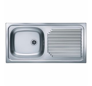 NERJAVNO POMIVALNO KORITO ALVEUS BASIC 60, LEINEN 860X435 MM