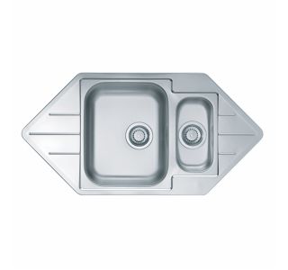 NERJAVNO POMIVALNO KORITO ALVEUS LINE 40, SATIN 985X500 MM