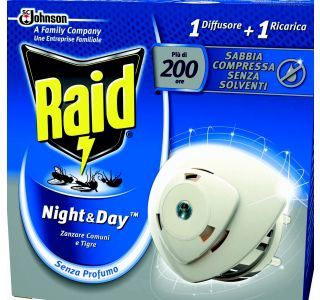 ZAŠČITA PRED INSEKTI RAID NIGHT-DAY ELEKTRICNI APARAT KOMPLET