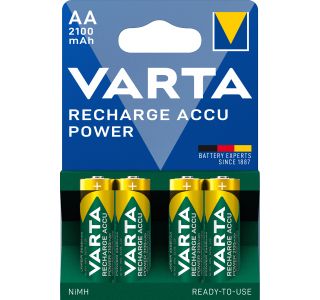 POLNILNI BATER.VLOŽEK VARTA NIMH READY TO USE AA-R6 2100MAH BL/4