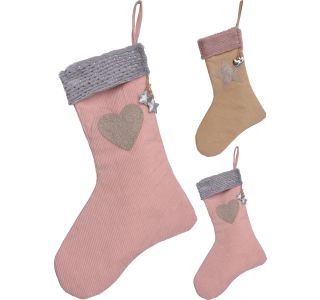 NOGAVICA S SRČKI 40 CM