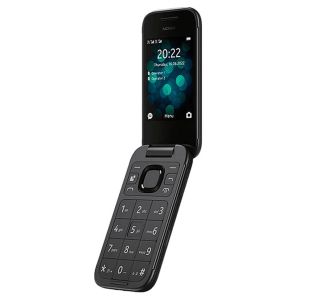 NOKIA 2660 TA-1474 PREKLOPNI TELEFON NA TIPKE DUAL SIM 4G - ČRN