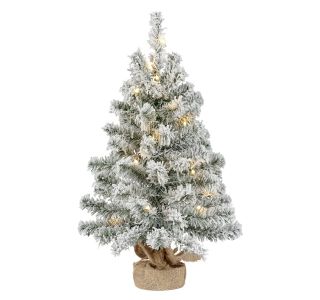 NOVOLETNA JELKA DECORIS 60 CM, ZASNEŽENA LED 20L IMPERIAL MINI