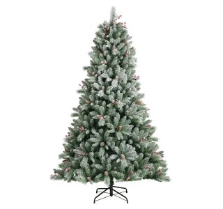 NOVOLETNA JELKA EVERLANDS 180 CM LEDENA S STORŽI WINDHAM SPRUCE