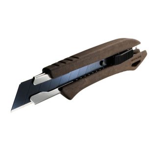 NOŽ ZA LEPENKO OLFA 18 MM ŠIROKI AVTO ZAKLEP WD-AL/BRN KOMPOZIT