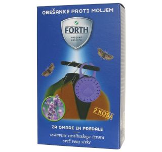 ZAŠČITA PRED INSEKTI FORTH OBEŠANKE PROTI MOLJEM 2 KOS-ZA TKANINSKE MOLJE ZAŠČITA PRED INSEKTI FORTH OBEŠANKE PROTI MOLJEM 2 KOS-ZA TKANINSKE MOLJE