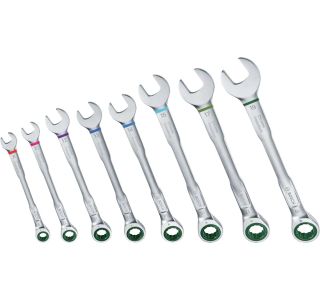 OBROČNI KLJUČ Z RAGLJO BOSCH DIY 8-DELNI ZELENI