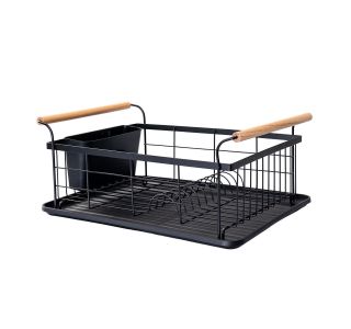 ODCEJALNIK ESTIA 44X32X20 CM ČRN BAMBOO METALLIC