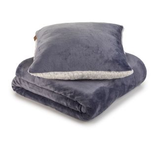 ODEJA SVILANIT IN VZGLAVNIK HUG, MODRE BARVE 130X200 CM