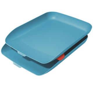 ODLOŽNI PREDAL, PREDALNIK LEITZ COSY-WOW COSY 2-DELNI MODER ODLOŽNI PREDAL, PREDALNIK LEITZ COSY-WOW COSY 2-DELNI MODER