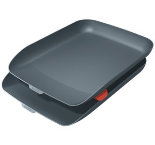 ODLOŽNI PREDAL, PREDALNIK LEITZ COSY-WOW COSY 2-DELNI SIV ODLOŽNI PREDAL, PREDALNIK LEITZ COSY-WOW COSY 2-DELNI SIV