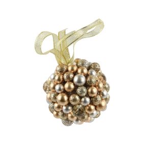 FI 9 CM S PERLAMI ZLATO/SREBRN FI 9 CM S PERLAMI ZLATO/SREBRN