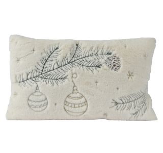 OKRASNI VZGLAVNIK DECORIS BEL 30X50 CM