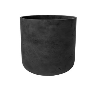 OKRASNI ZUNANJI LONEC POTTERY POTS CHARLIE XL FI 32 CM PRANO ČRN