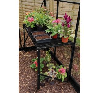 OPREMA ZA RASTLINJAK VITAVIA ALU MIZA 1 RAVEN 121X54X76CM. ČRNA OPREMA ZA RASTLINJAK VITAVIA ALU MIZA 1 RAVEN 121X54X76CM. ČRNA