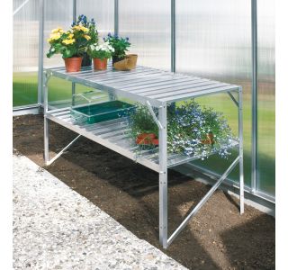 OPREMA ZA RASTLINJAK VITAVIA ALU MIZA 2 RAVNI 121X54X76CM. ALU OPREMA ZA RASTLINJAK VITAVIA ALU MIZA 2 RAVNI 121X54X76CM. ALU