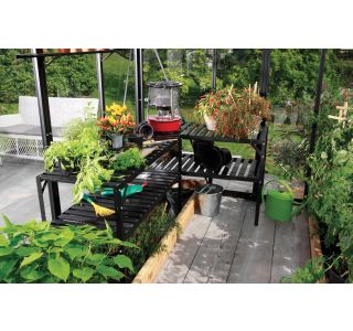 OPREMA ZA RASTLINJAK VITAVIA ALU MIZA 2 RAVNI 121X54X76CM. ČRNA OPREMA ZA RASTLINJAK VITAVIA ALU MIZA 2 RAVNI 121X54X76CM. ČRNA