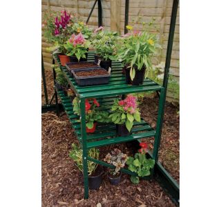 OPREMA ZA RASTLINJAK VITAVIA ALU MIZA 2 RAVNI 121X54X76CM. SMARAGDNA OPREMA ZA RASTLINJAK VITAVIA ALU MIZA 2 RAVNI 121X54X76CM. SMARAGDNA