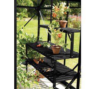 OPREMA ZA RASTLINJAK VITAVIA NASTAVKI ZA NAMIZNI 121X28X39CM. ČRNA OPREMA ZA RASTLINJAK VITAVIA NASTAVKI ZA NAMIZNI 121X28X39CM. ČRNA