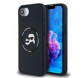 ORIGINALEN KARL LAGERFELD OVITEK MAGSAFE IPHONE 16E - KARL AND CHOUPETTE - ČRN - KLHMPSE4SKCHTCK