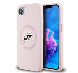 ORIGINALEN KARL LAGERFELD OVITEK MAGSAFE IPHONE 16E - KARL AND CHOUPETTE - ROZA - KLHMPSE4SKCHTCP