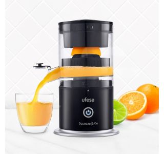 OŽEMALNIK CITRUSOV UFESA SQUEEZE & GO BLACK USB POLNJENJE OŽEMALNIK CITRUSOV UFESA SQUEEZE & GO BLACK USB POLNJENJE