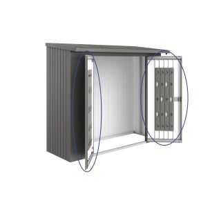 PAKET VRAT ZA REGAL ZA DRVA BIOHORT WOODSTOCK V230, 138X172.5