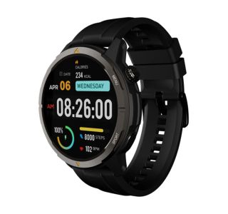 AGM LEGION ŠPORTNA PAMETNA URA GPS, 5ATM, IP67, MIL-STD-810H - ČRNA