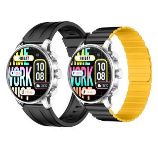 PAMETNA URA KIESLECT KR2 ČRNO SREBRNA