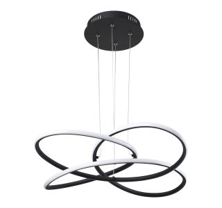 VISEČA SVETILKA PANDA 30W ČRNA WW VISEČA SVETILKA PANDA 30W ČRNA WW