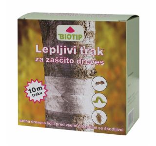 PAST ZA INSEKTE BIOTIP LEPLJIVI TRAK ZA ZAŠČITO DREVES 10 M PAST ZA INSEKTE BIOTIP LEPLJIVI TRAK ZA ZAŠČITO DREVES 10 M