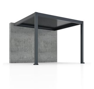PERGOLA BELLANO BIOKLIMATSKA MOTORIZIRANA 3X3 M -PRITRJENA V STENO