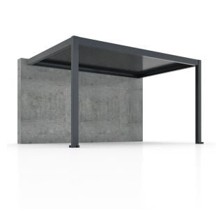 PERGOLA BELLANO BIOKLIMATSKA MOTORIZIRANA 4X3 M -PRITRJENA V STENO