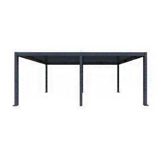 PERGOLA MS VISCOM BIOKLIMATSKA 5.85 X 4.03 M TEMNO SIVA