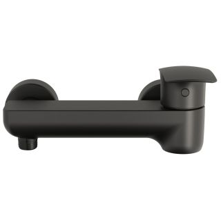 PIPA ZA TUŠ KAD UNITAS ELITE E40B ČRNA SAMO ARMATURA