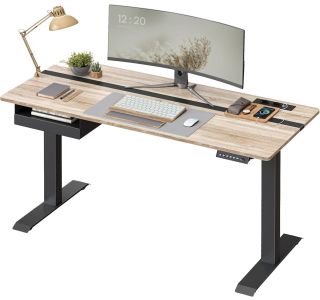 PISALNA MIZA VASAGLE ELEKTRIČNO NASTAVLJIVA LSD114W01-1+2