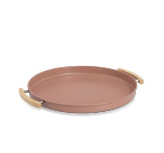 PLADENJ SERVIRNI, KOVINA / KAVČUKOVEC, MOCHA 43,5X37X3 CM PLADENJ SERVIRNI, KOVINA / KAVČUKOVEC, MOCHA 43,5X37X3 CM