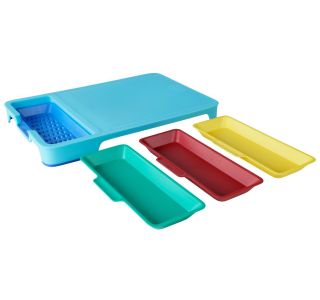 PLASTIČNA DESKA FACKELMANN 5/1 DESKA ZA REZANJE Z ODSTRANLJIVIMI PLADNJI