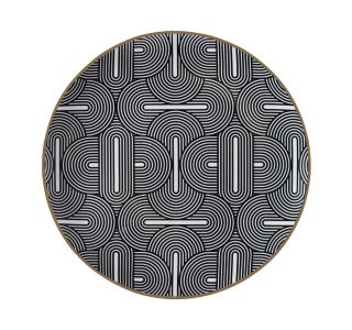 PLITVI KROŽNIK HOME DECO 27 CM LOUNGE EDITION KERAMIKA