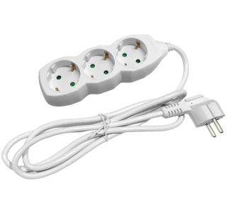 PODALJŠEK ENTAC 3 SCHUKO VTIČNICE 3M BEL