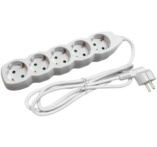 PODALJŠEK ENTAC 5 SCHUKO VTIČNIC 3M BEL