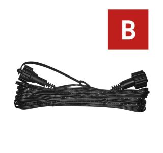 PODALJŠEK ZA POVEZOVALNE VERIGE STANDARD ČRN, 10 M, ZUNANJI IN NOTRANJI PODALJŠEK ZA POVEZOVALNE VERIGE STANDARD ČRN, 10 M, ZUNANJI IN NOTRANJI