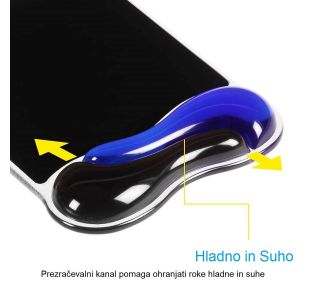 PODLOGA ZA MIŠKO KENSINGTON GEL MODRO-ČRNA 62401