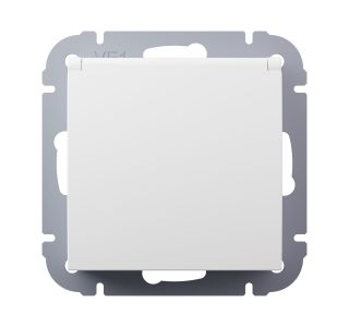 PODOMETNA VTIČNICA I700 VARNOSTNA 16A BELA, S POKROVOM