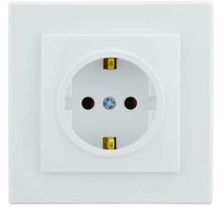 PODOMETNA VTIČNICA MODE VARNOSTNA, BELA