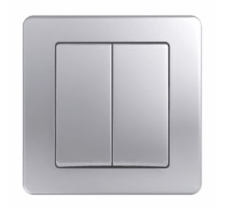 PODOMETNO STIKALO EKONOMIK DVOJNO MENJALNO 10AX SREBRNO